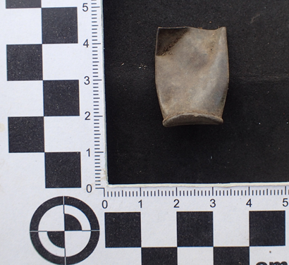 Photograph of 56-52 Spencer rimfire cartridge possibly associated with the 1866-1868 U.S. Army occupation of Ft. Phil Kearney.